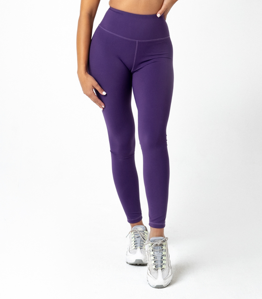 Younik Flexibility Hoge Taille Leggings Paars