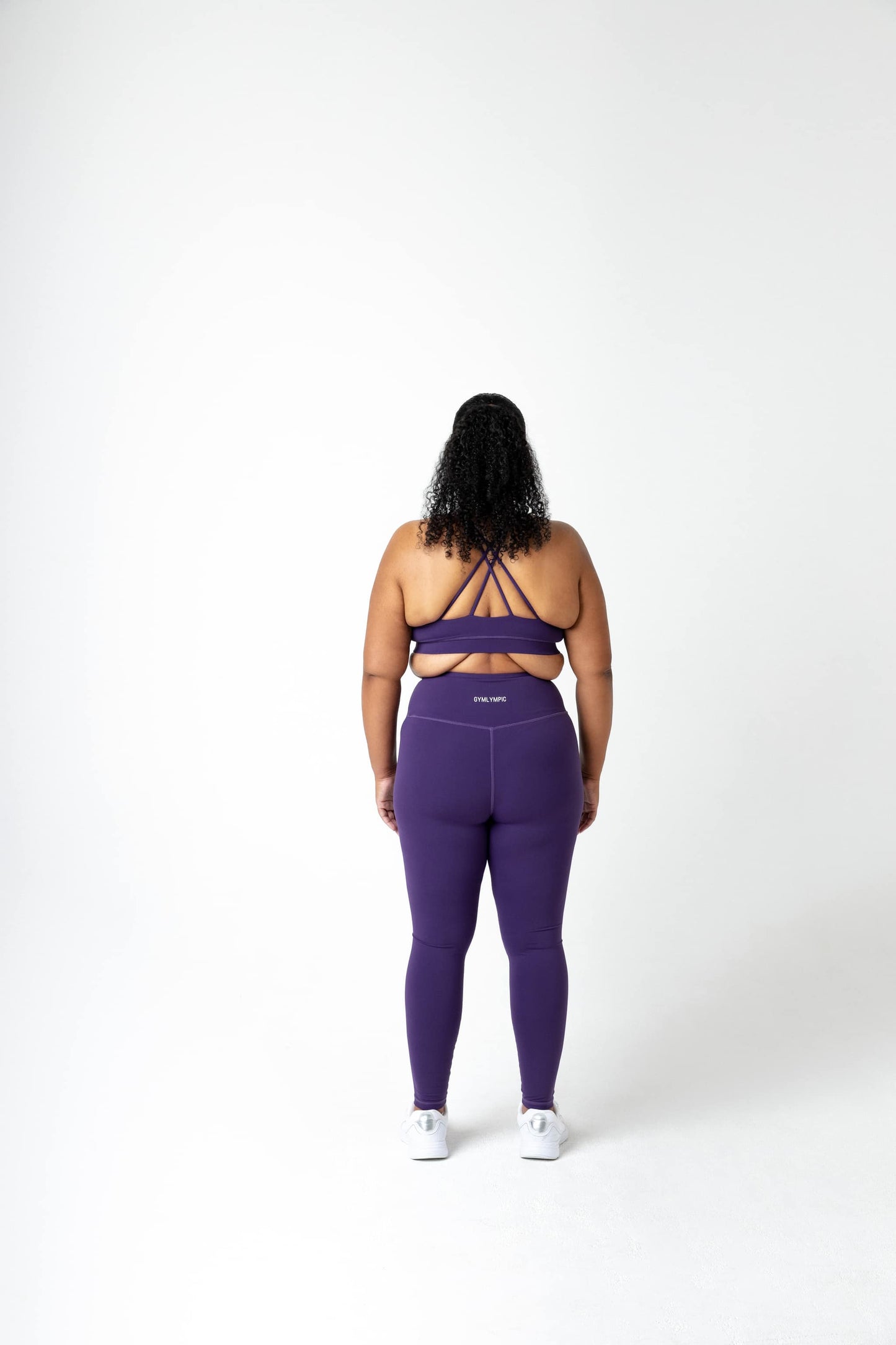 Younik flexibilitet Hög midja Leggings Purple