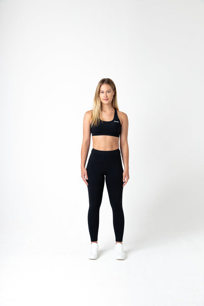 Younik Flexibilität hohe Taille Leggings schwarz